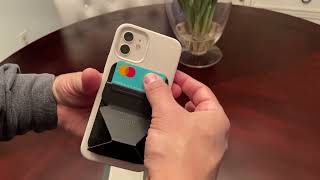 MOFT MagSafe Wallet for iPhone Super useful phone wallet and stand see how easy it works [upl. by Eicyal]