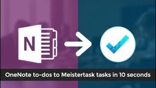 OneNote to Meistertask Integration  Todos [upl. by Dopp854]