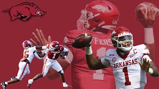 KJ Jefferson Highlights Present  Arkansas Razorbacks Highlights  QB [upl. by Ateuqahs]