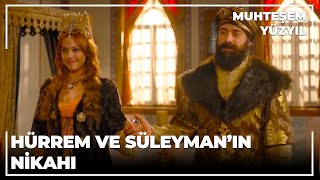 Kanuni ve Hürremin Nikahı  Muhteşem Yüzyıl 43Bölüm [upl. by Nnyleimaj]