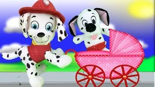 Patrulla canina juguetes en español Marshall el bombero de paw patrol y el nuevo cachorro [upl. by Burn318]