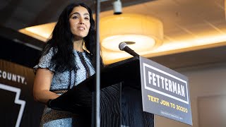 Gisele Barreto Fetterman gives victory speech following husbands Democratic Senate nomination [upl. by Fredericka863]