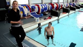 Swim drills  sculling with Stuart Hayes and Michelle Dillon [upl. by Severn]