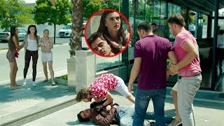 Nazli Jumps Into Savas Fight At Eestaurant  Sunehri Titliyan  Turkish Drama  Hande Ercel [upl. by Freiman]