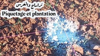 تراساج والغرس  Piquetage et plantation  الأستاذ بلواد [upl. by Drahser]