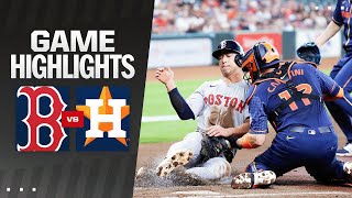 Red Sox vs Astros Game Highlights 81924  MLB Highlights [upl. by Sherrard731]