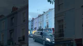 Portobello Road Market colorful houses londonlife [upl. by Hardman705]