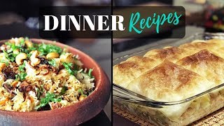 Dinner Recipes  Kheema Biriyani  Baked Chicken Pasta [upl. by Naired]