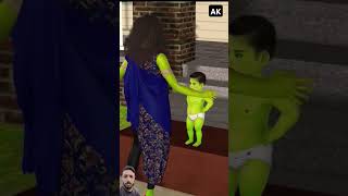 Chota Bhoot Dragon Dekh Kar Dar Gya🧏‍♂️ bhoot cartoon shorts comedy bhootwalacartoon yt [upl. by Lennod]