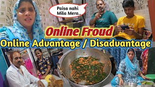 Online Froud Huwa Husband Ke Saath😰Online Advantage Hai Yaa disadvantage Hai 🤔  madinashaikh [upl. by Ainegul]