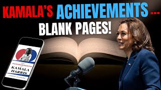 The Satirical Book on Kamala Harris Blank Pages or Real Achievements [upl. by Kahle]