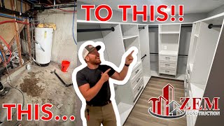 DIY Luxury WalkIn Closet Makeover  Full Process amp Pricing Breakdown Revealed [upl. by Brieta]