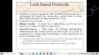 Concurrency Control  Lecture1 [upl. by Sirraj851]