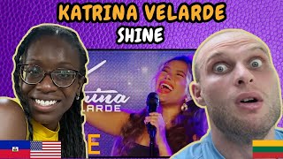 REACTION TO KATRINA VELARDE  Shine Live at Viva Cafe  FIRST TIME HEARING [upl. by Nannahs]