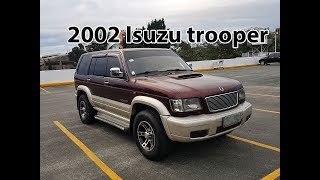 2002 isuzu trooper quotarnoldquot 30 diesel full vehicle tourreview for sale [upl. by Abebi]