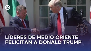 Elecciones en EEUU 2024 líderes de Medio Oriente felicitaron a Trump por su victoria electoral [upl. by Ilojne]