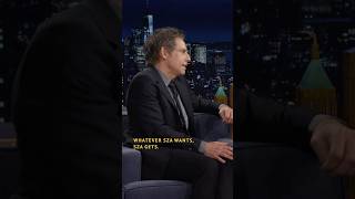 BenStiller reacts to SZA’s love for Severance 🤣 FallonTonight JimmyFallon [upl. by Jillene]