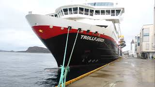 ALESUND  Hurtigruten Norway Voyage North on MS Trollfjord Part 2 [upl. by Ajiat]