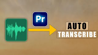 AUTO TRANSCRIBE and Subtitle Video in Premiere Pro [upl. by Sid31]