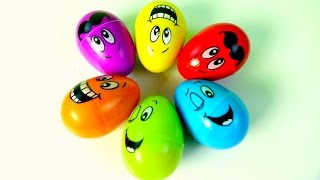 HUEVOS KINDER SORPRESA DE CARITAS HAPPY FACE KINDER SURPRISE EGGS [upl. by Nallak]