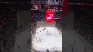 Flyers Goal Horn Breaks at final buzzer [upl. by Martha]