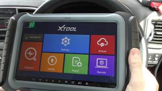 Kia SIMPLE Mileage KM Change Adjustment Correction Via OBD2 port X Tool H6 Pro [upl. by Nabatse]