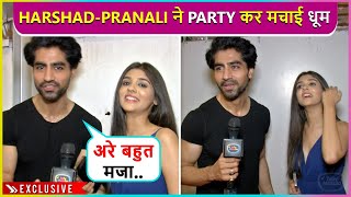 Harshad Chopda amp Pranali Rathod In Party Mood Talks About Bond With Rupali Ganguly [upl. by Anolahs]