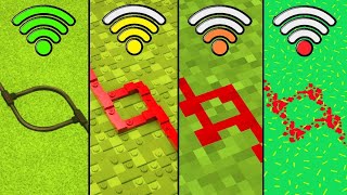 minecraft different WiFi  EPIC compilation [upl. by Arhez530]