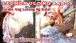 Lechon Ulo ng Baboy Sobrang Lutong ng Balat [upl. by Aelaza]