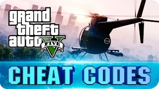 GTA V PC  ALL CHEAT CODES And How To Use Them  GTA 5 Codes Phone Call Tutorial [upl. by Eerdna]