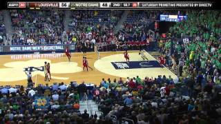 Irish Outlast Cardinals in FIVE OTs  Highlights vs Louisville 2013  Notre Dame Mens Basketball [upl. by Klemperer]