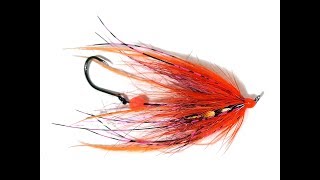 Fly Tying  Steelhead Fly Hoh Bo Spey  Swim Tank test [upl. by Apollo]