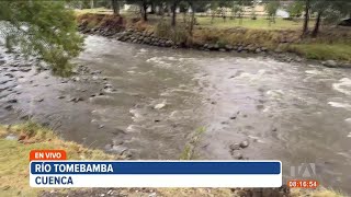 Así se encuentra Cuenca tras aumento de caudales de ríos por lluvias durante el fin de semana [upl. by Ma]