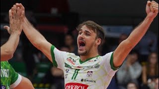 TJ DeFalco Highlights vs Cuprum Lubin Polish Plusliga 2122 [upl. by Kenelm484]