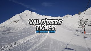 Val dIsere Tignes ski resort guide 28 Verte green run [upl. by Ingaberg55]