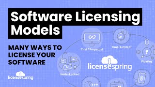 Software Licensing Models  List of license models supported on LicenseSpring [upl. by Redman263]