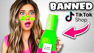 i BOUGHT 100 BANNED TiKTOK Beauty Products [upl. by Kcirre]