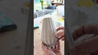 Making a Ceramic Vase from a 3D print ceramics slipcasting 3dprinting handmade pottery [upl. by Winola]