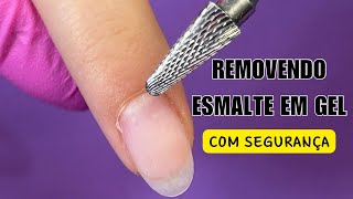 Remoção de Esmalte em Gel em Unhas Naturais [upl. by Dacia227]