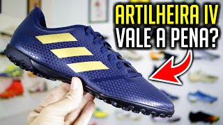 A mais BARATA da Adidas  Analisei a chuteira society Adidas ARTILHEIRA IV TF [upl. by Gnort]