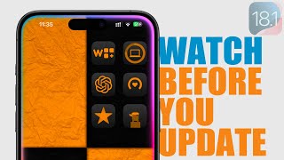 iOS 181  Everything You NEED to Know Before You UPDATE [upl. by Hansen]