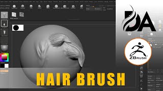 How to Make a HAIR BRUSH in ZBrush Tutorial [upl. by Ained]