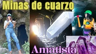 Explorando las MINAS DE CUARZO AMATISTA en Tlacolulan y Tatatila VERACRUZ [upl. by Latsirk]