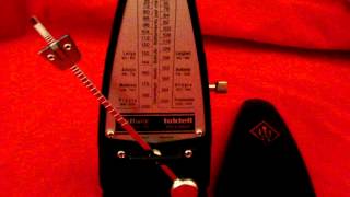 TAKTELL PICCOLO METRONOME WITTNER BLACK made in Germany [upl. by Ahcsropal]