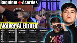 Volver Al Futuro  Oscar Maydon x Junior H  Requinto  Acordes  TABS  Tutorial Guitarra [upl. by Ario]