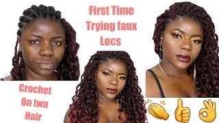 No Cornrows Crochet Braids On Very Short Twa Hair Ft Wiggitcouk  Dilias Empire [upl. by Henricks910]