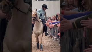 High 5 time ❤️ Harlow and Popcorn at the end of their demo yesterday 🫶🏼 [upl. by Ehgit215]