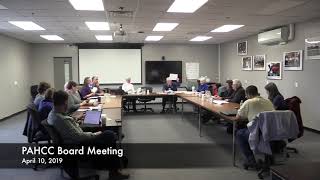 Hannaford Career Center Board Meeting 41019 [upl. by Janey]