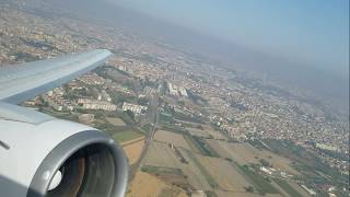 Boeing 767300 Impressive Takeoff from Naples Italy LIRN [upl. by Irtimid]