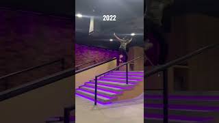 Rayssa Leal’s Heelflips  2015 vs 2022 [upl. by Anavahs]